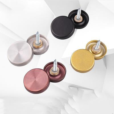 Glasskrue med pyntehette 4 stk