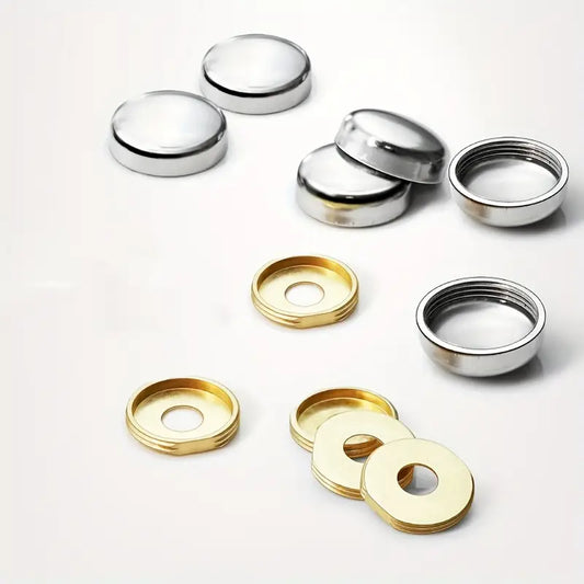 Glasskrue med pyntehette 4 stk